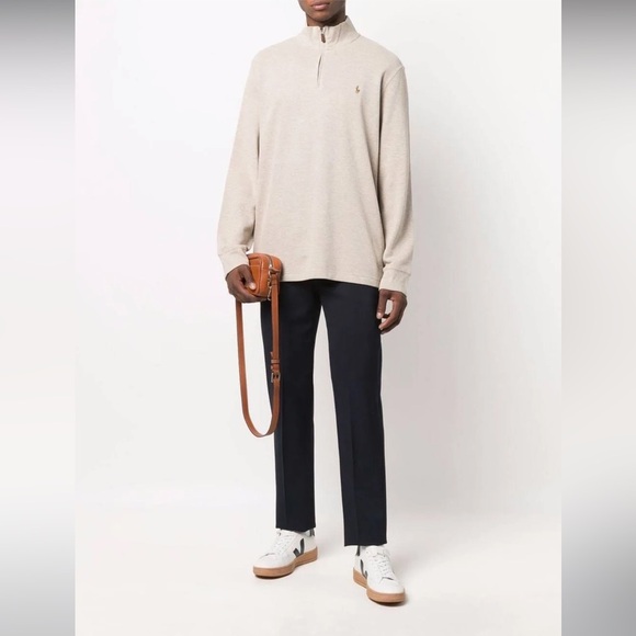 Polo Ralph Lauren Other - White polo Ralph Lauren zip pullover cardigan size xl